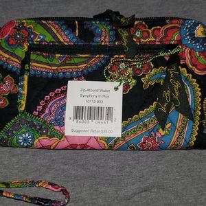 Vera Bradley zip around wallet